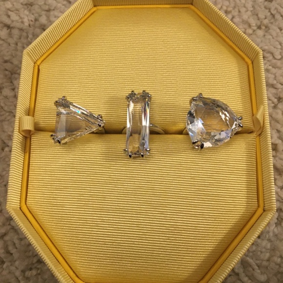 Swarovski Mesmera cocktail ring Set (3), Mixed cut 55 EUR / 7 USA - Picture 7 of 7